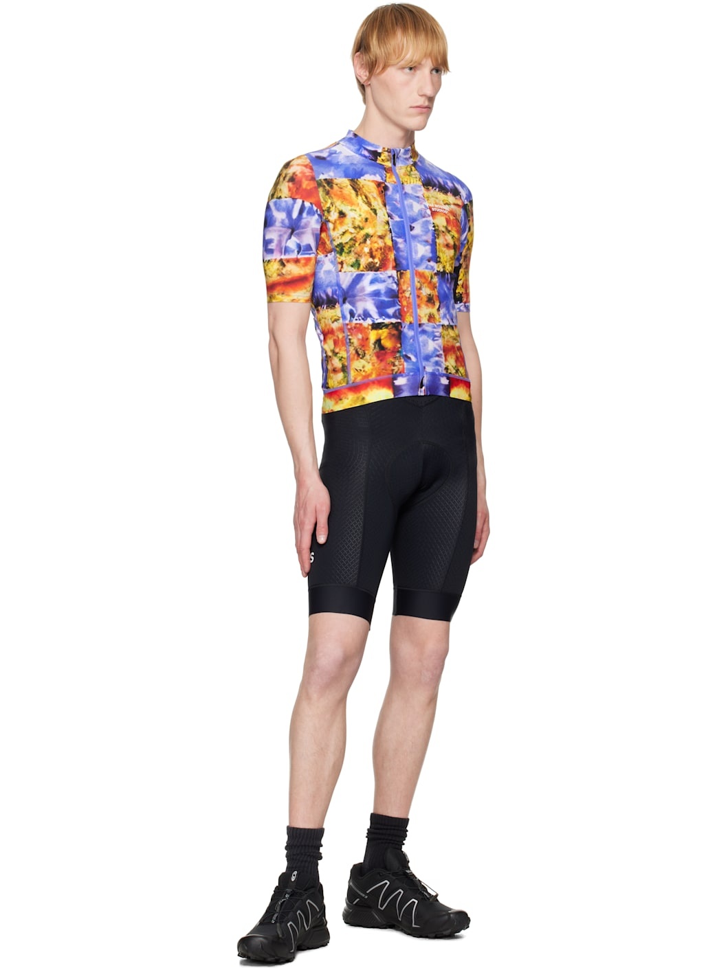 Black & White 'Mechanism' Bib Shorts - 4
