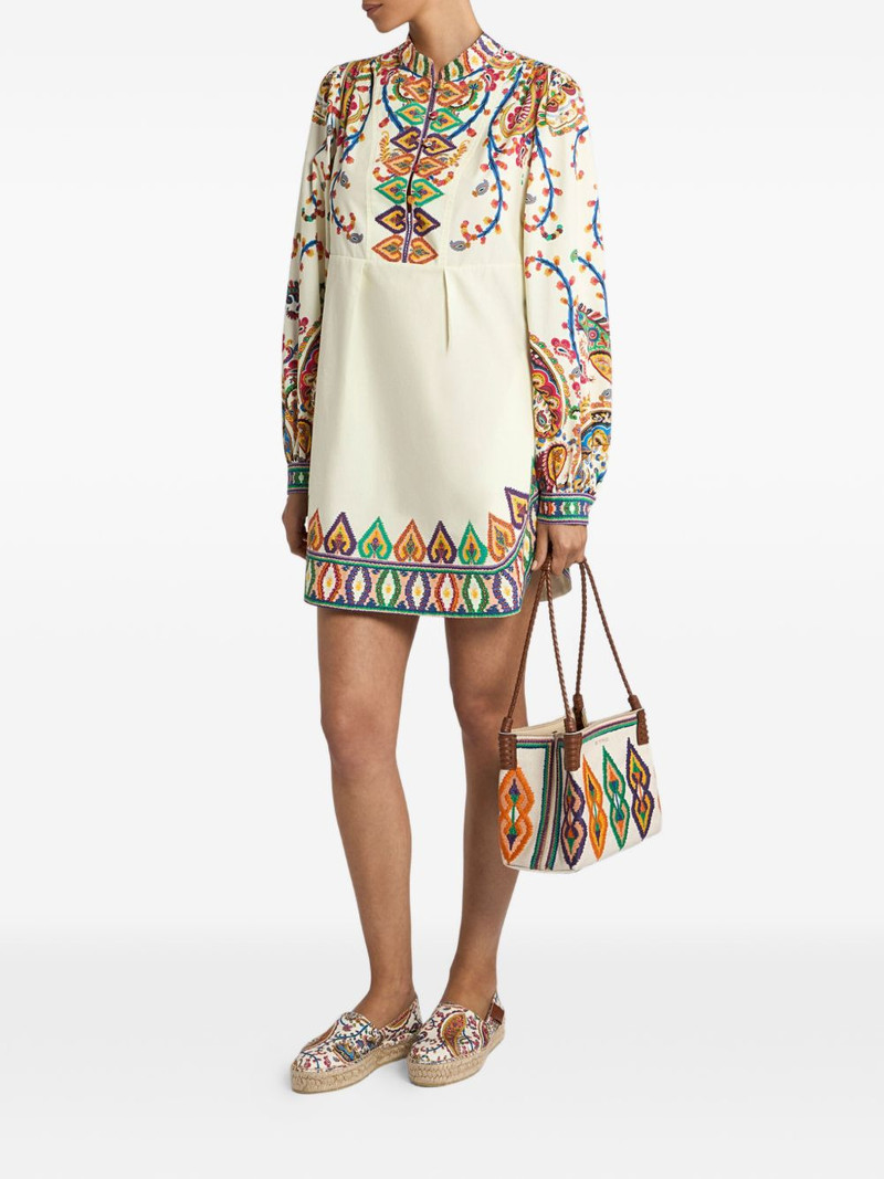 Etro paisley-print mini dress outlook