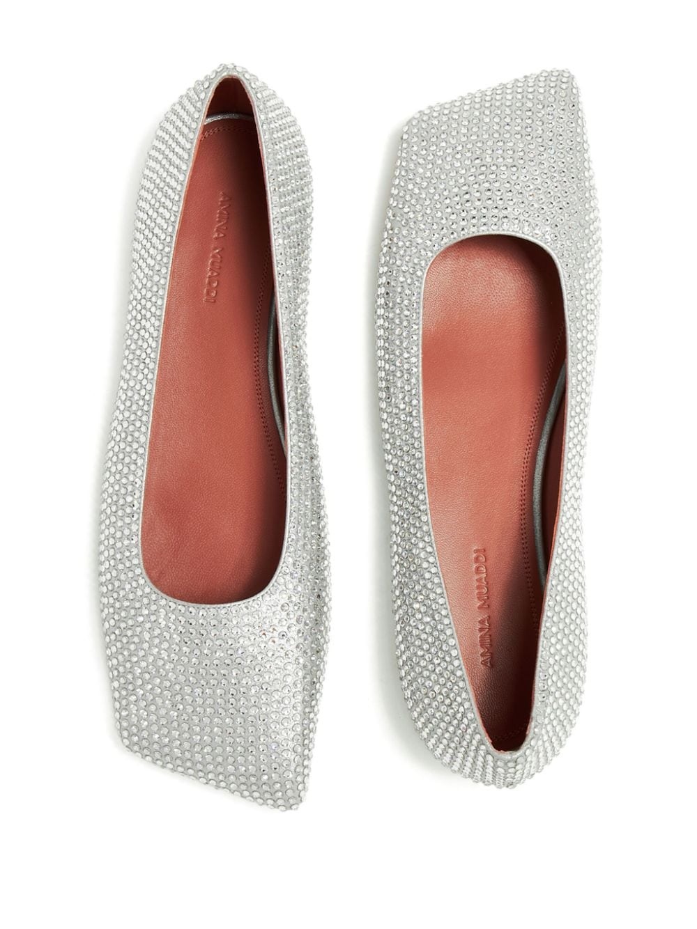 Ane crystal-embellished ballerina shoes - 4