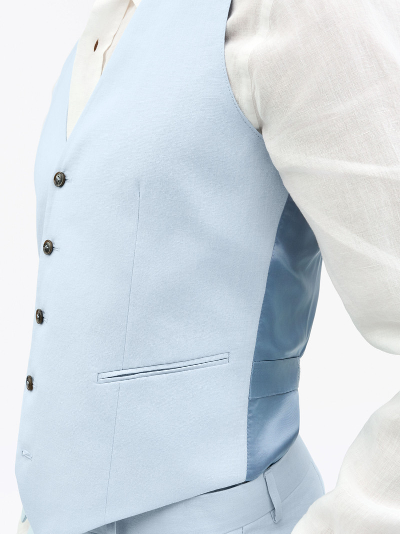 Winston Linen Waistcoat 4