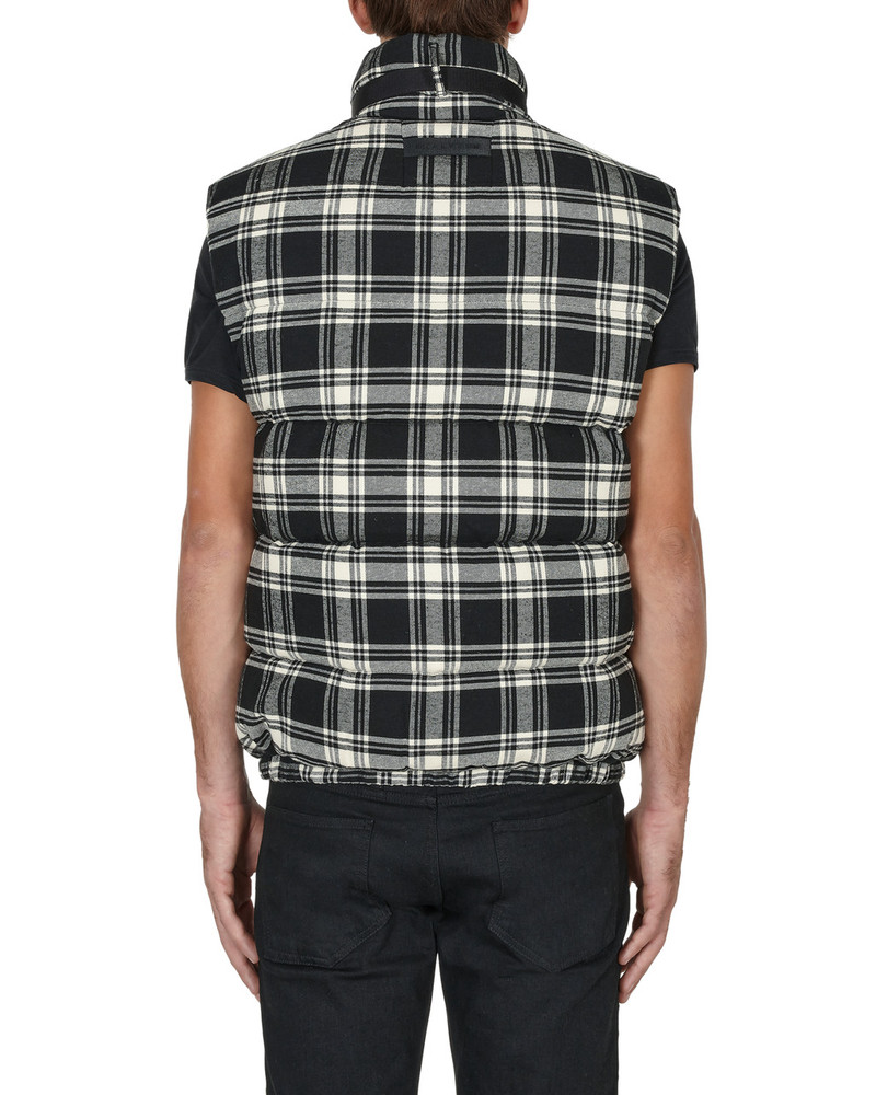 PUFFER VEST W SILVER BUCKLE 5