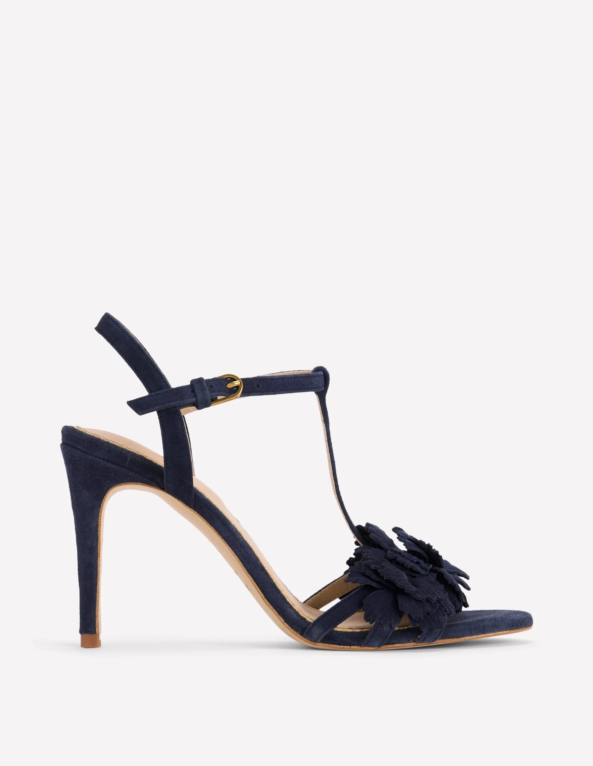 Flower Sandals-Navy - 1