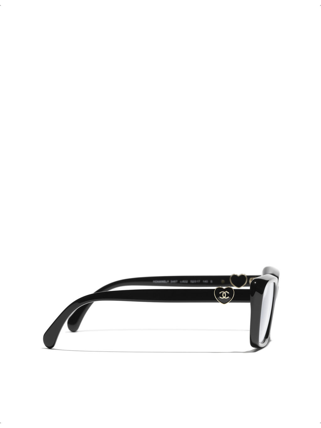 CH3467 rectangle-frame acetate glasses - 3