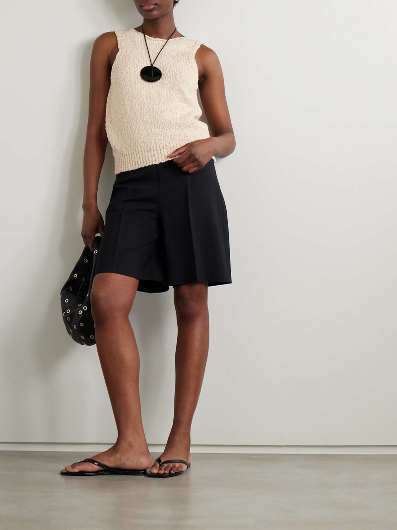 RÓHE Textured-cotton tank Off-white outlook