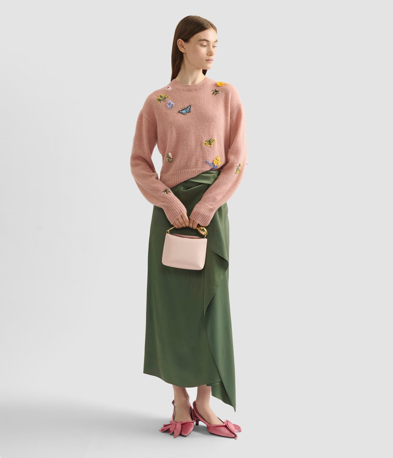 Erdem EMBELLISHED CREW NECK JUMPER outlook