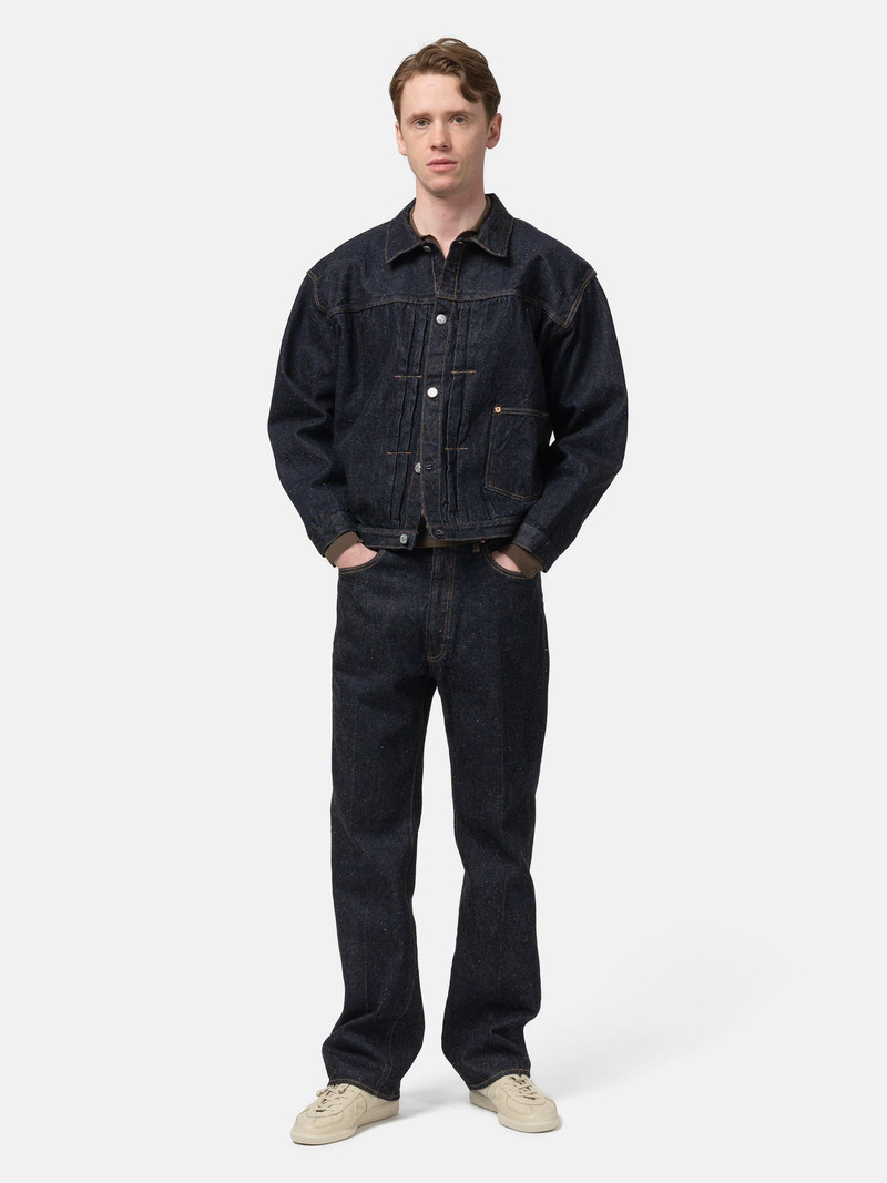 KAPTAIN SUNSHINE Denim Tracker 1P Jacket Indigo One Wash outlook