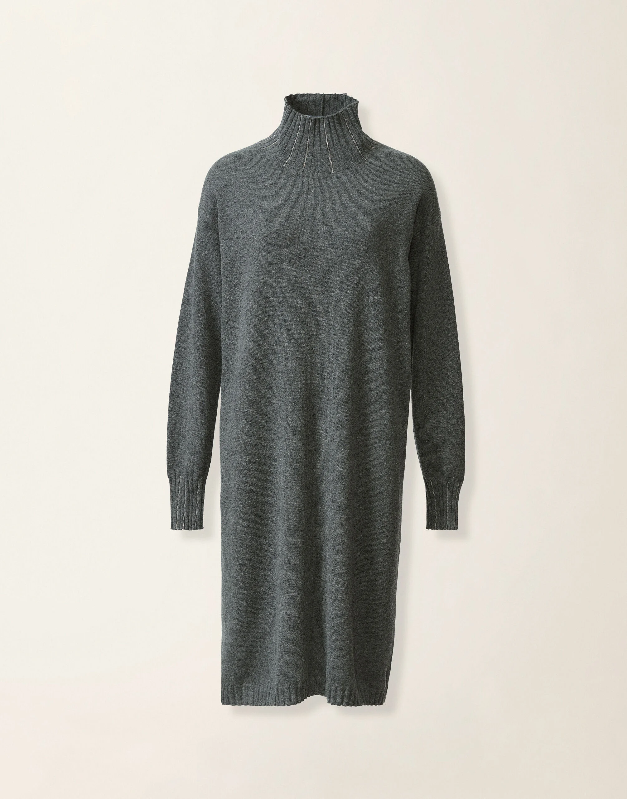 Platinum turtleneck dress - 1