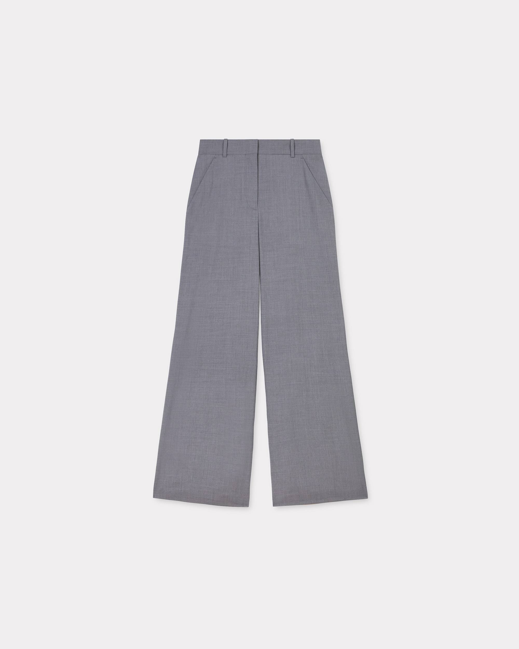 Wool wide pants - 1