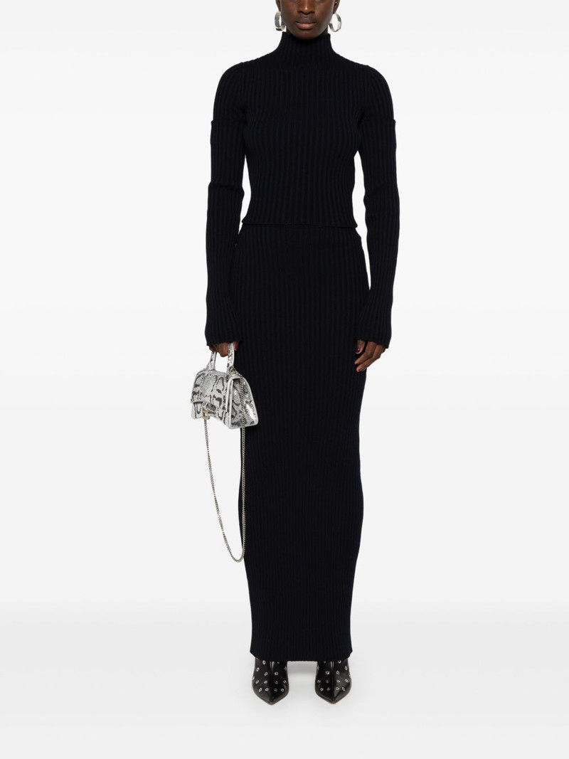 BALENCIAGA ribbed-knit maxi dress outlook