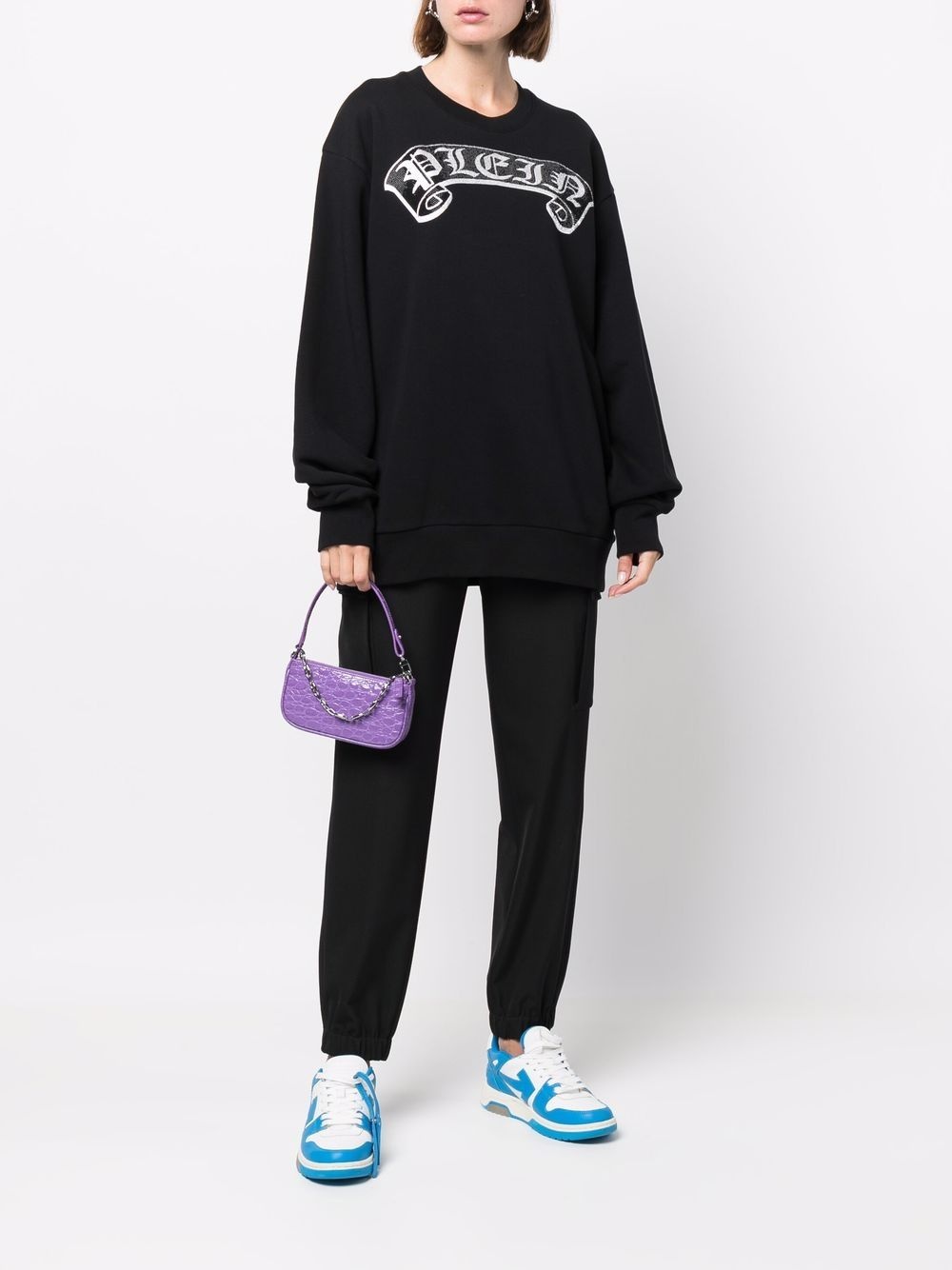 logo-print sweatshirt - 3