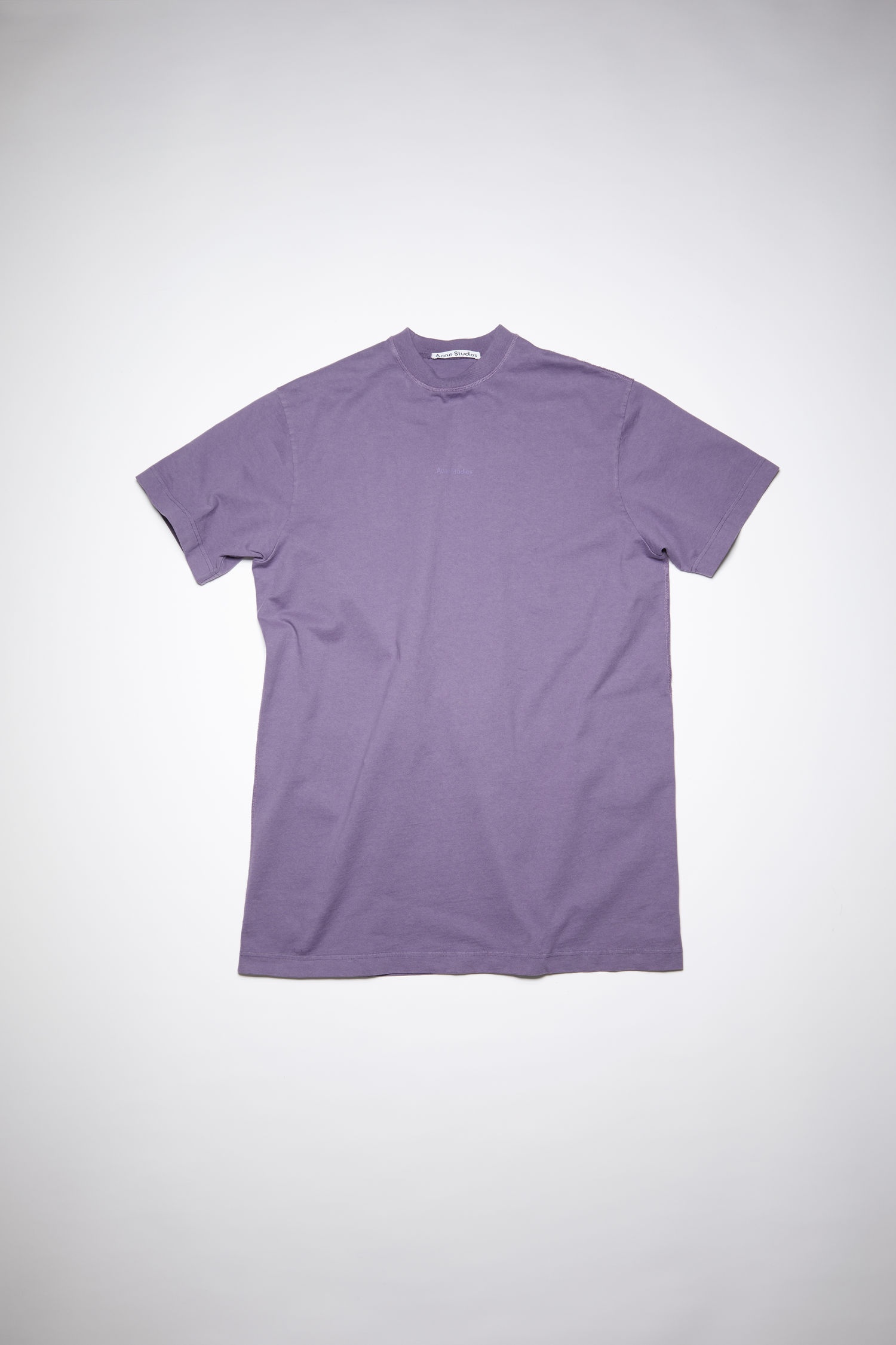 Cotton t-shirt dress - Purple - 4