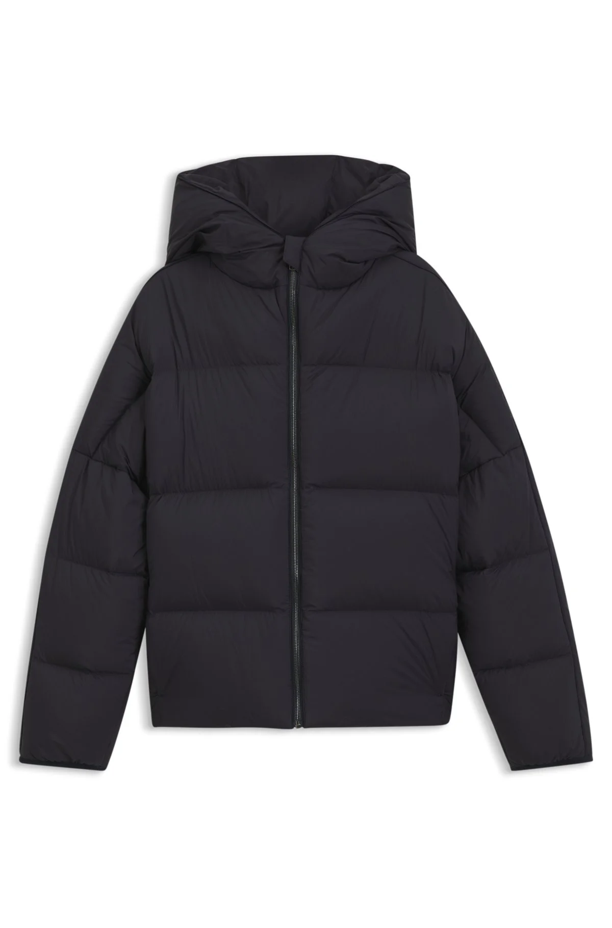 SHORT DOWN-FILLED JACKET WITH BATWING SLEEVES - 1