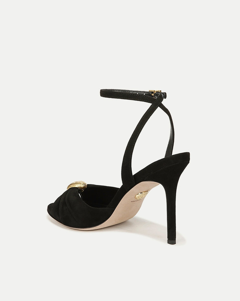 VERONICA BEARD GENEVIEVE PEEP-TOE SUEDE SANDAL outlook