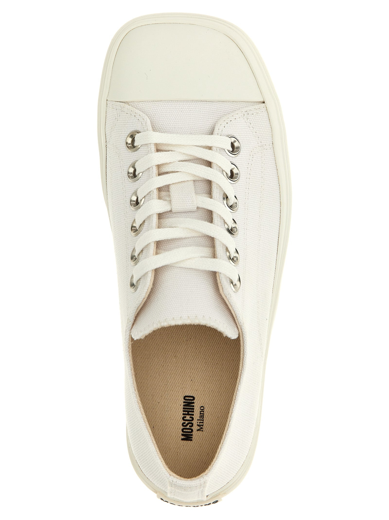 Moschino Women Canvas Sneakers - 4