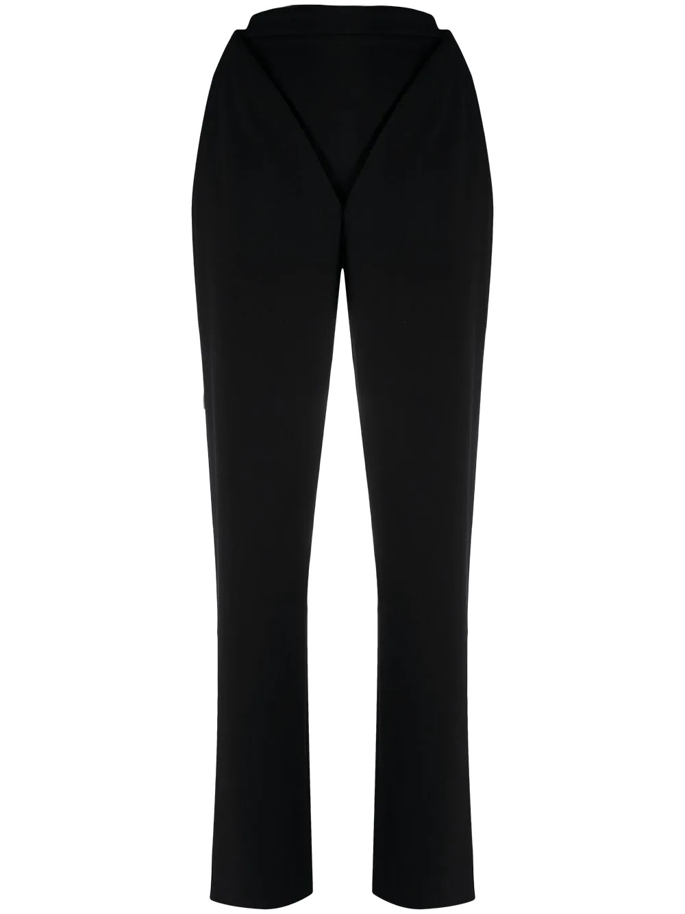 V construction tailored trousers - 1