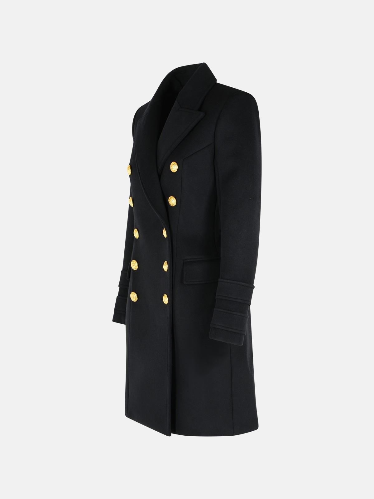 10 BUTTONS COAT IN VIRGIN WOOL AND CASHMERE - 2