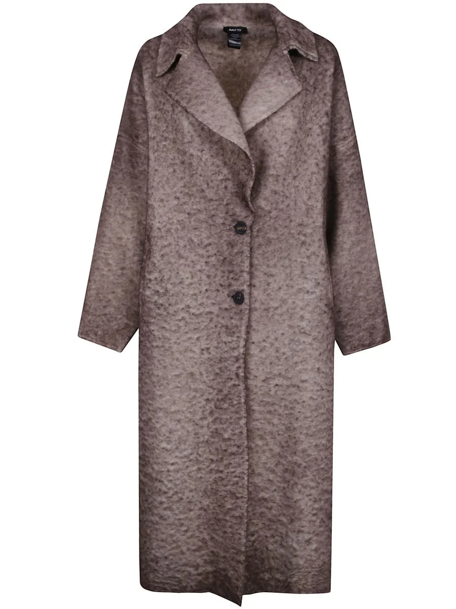 Avant Toi "Hand Painted" Alpaca Over Coat Clothing - 1