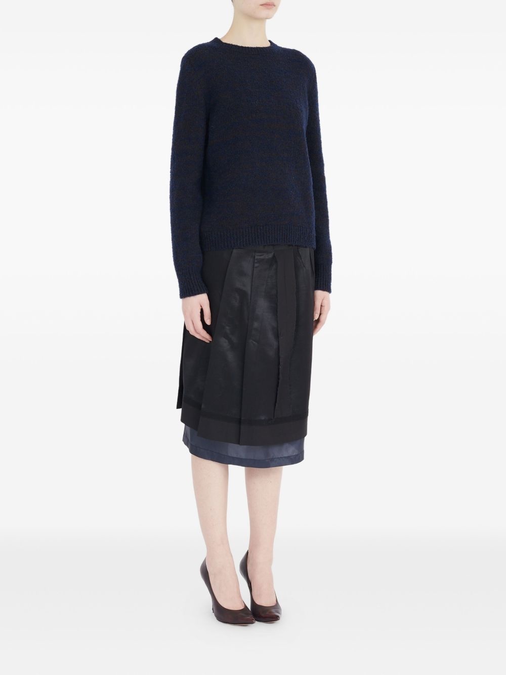 brushed-finish sweater - 3