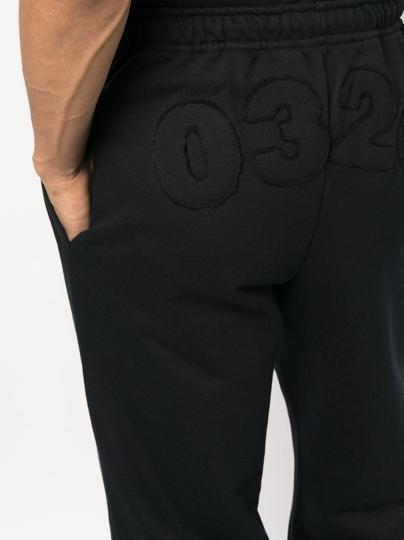 logo-print flared track pants 5