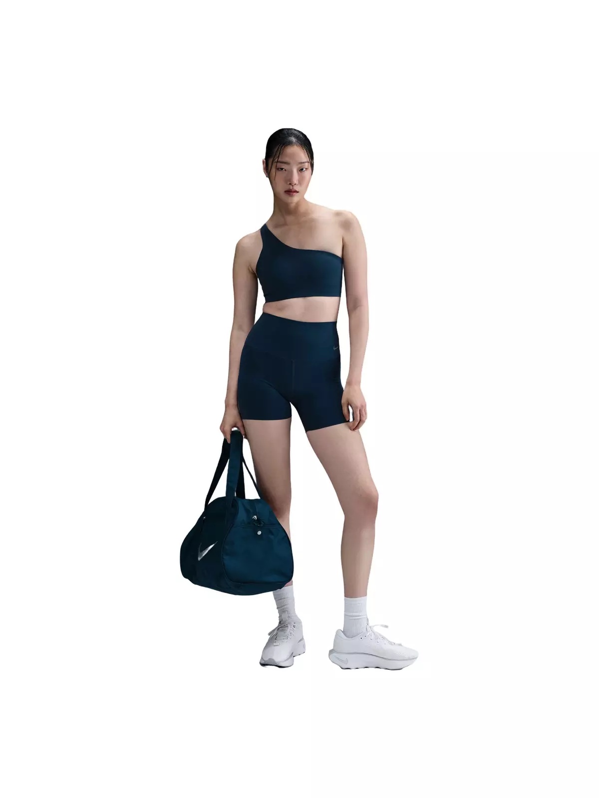 Women's Zenvy Asymmetrical Light-Support Padded Sports Bra-Blue - 4