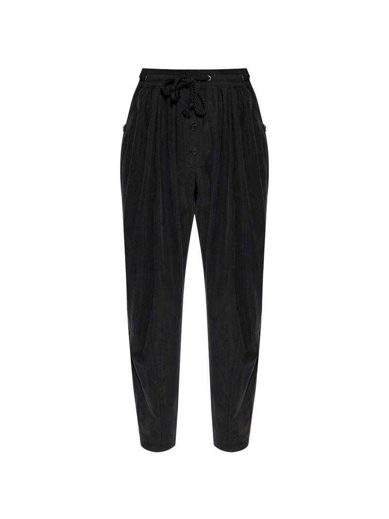 drawstring pleated trousers 1
