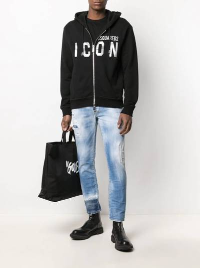 DSQUARED2 Icon zip-up hoodie outlook