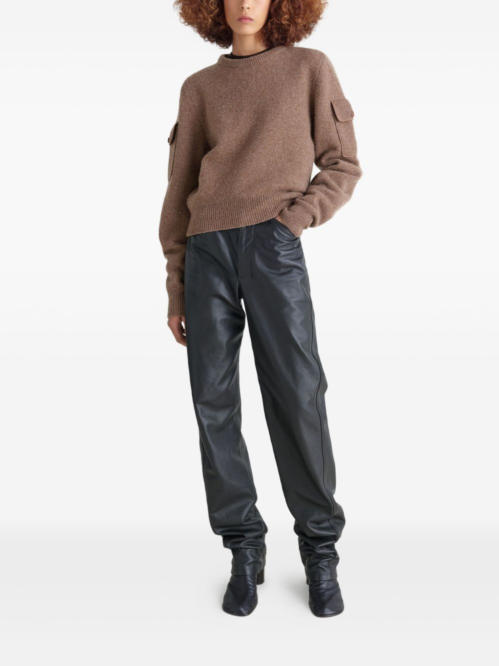 pocket wool sweater - 2