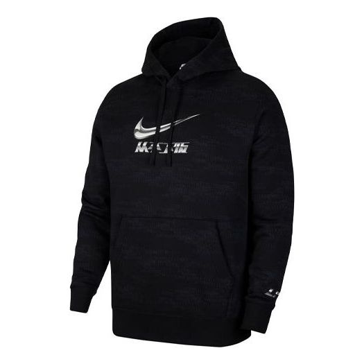 Nike Sportswear Casual Sports Logo Alphabet Printing Black DJ4860-010 - 1