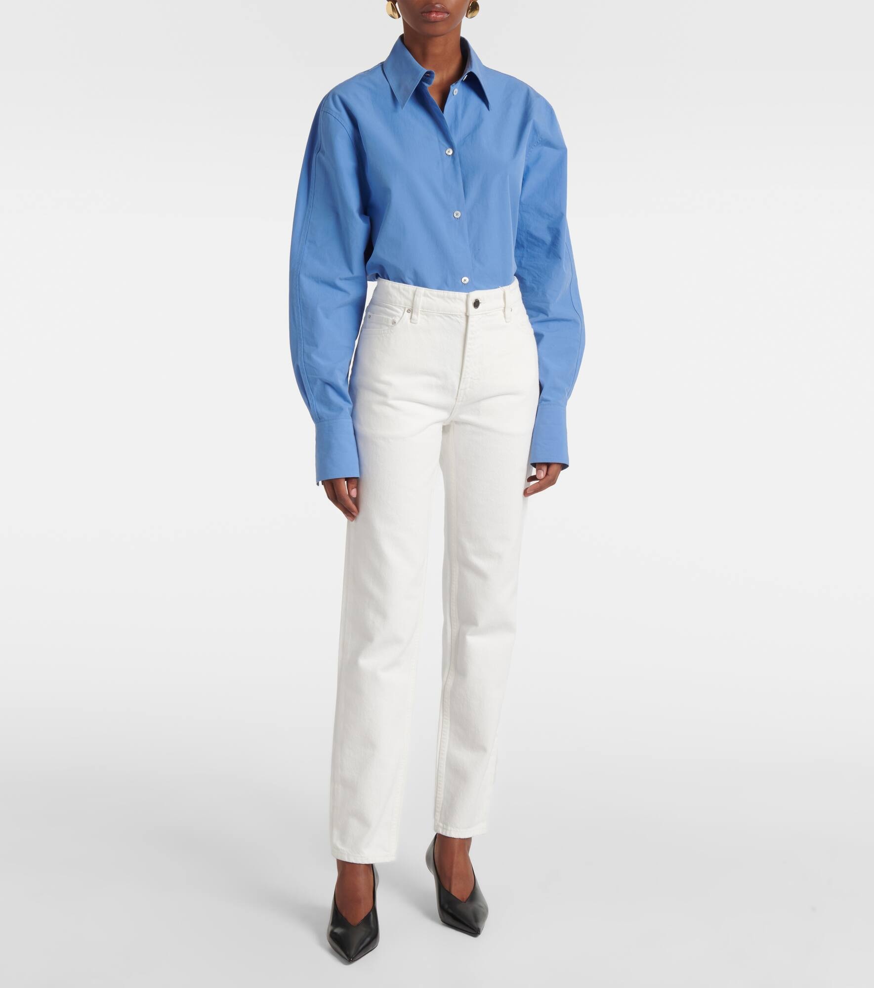 Low-rise tapered jeans - 7
