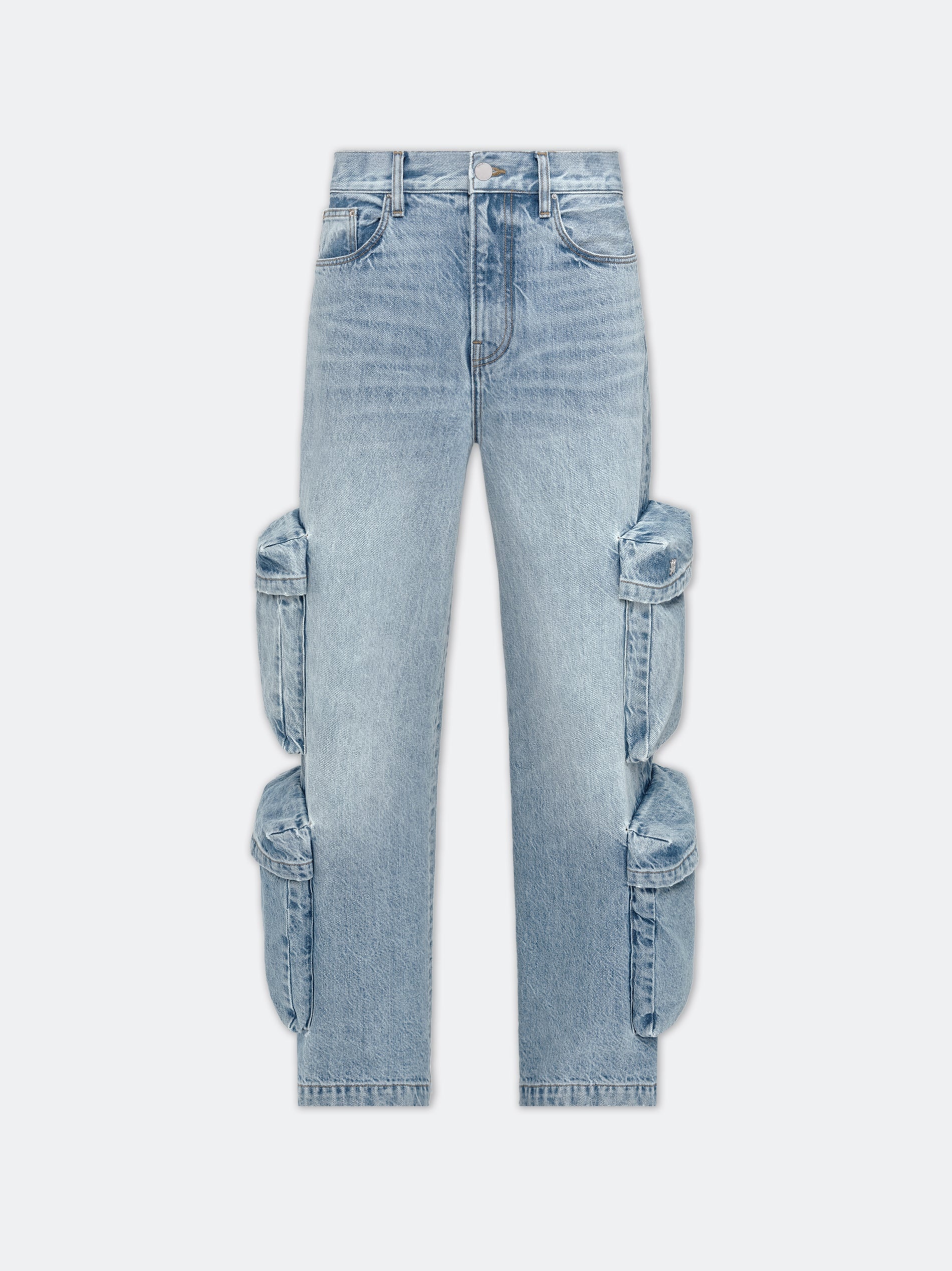 WOMEN'S BAGGY CARGO JEAN - 1