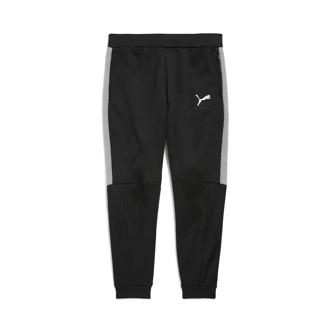 Balenciaga I Puma Fitted Tracksuit Pants in Black/dark Heather Grey - 1