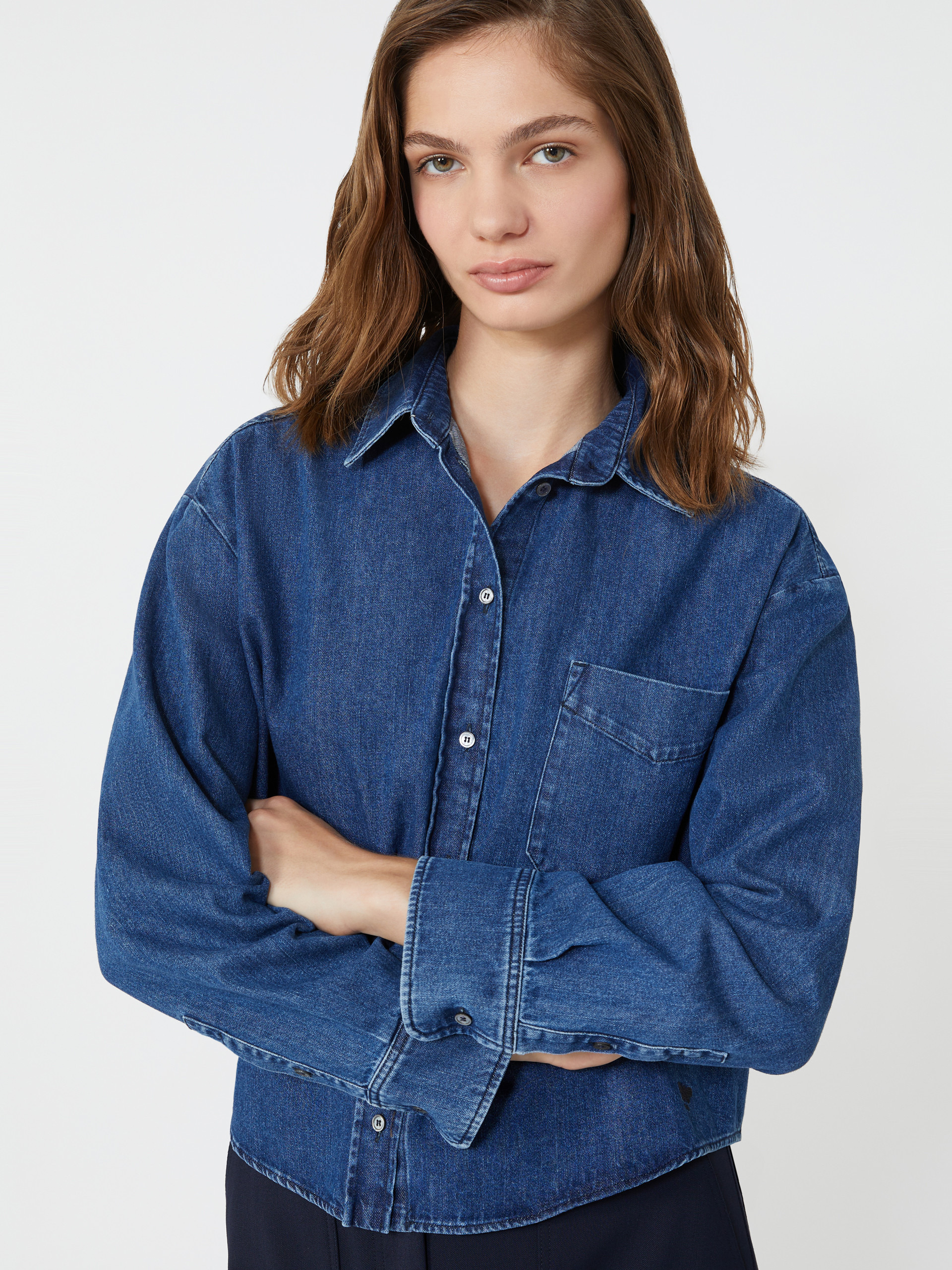 OBBIA Boxy denim shirt - 5