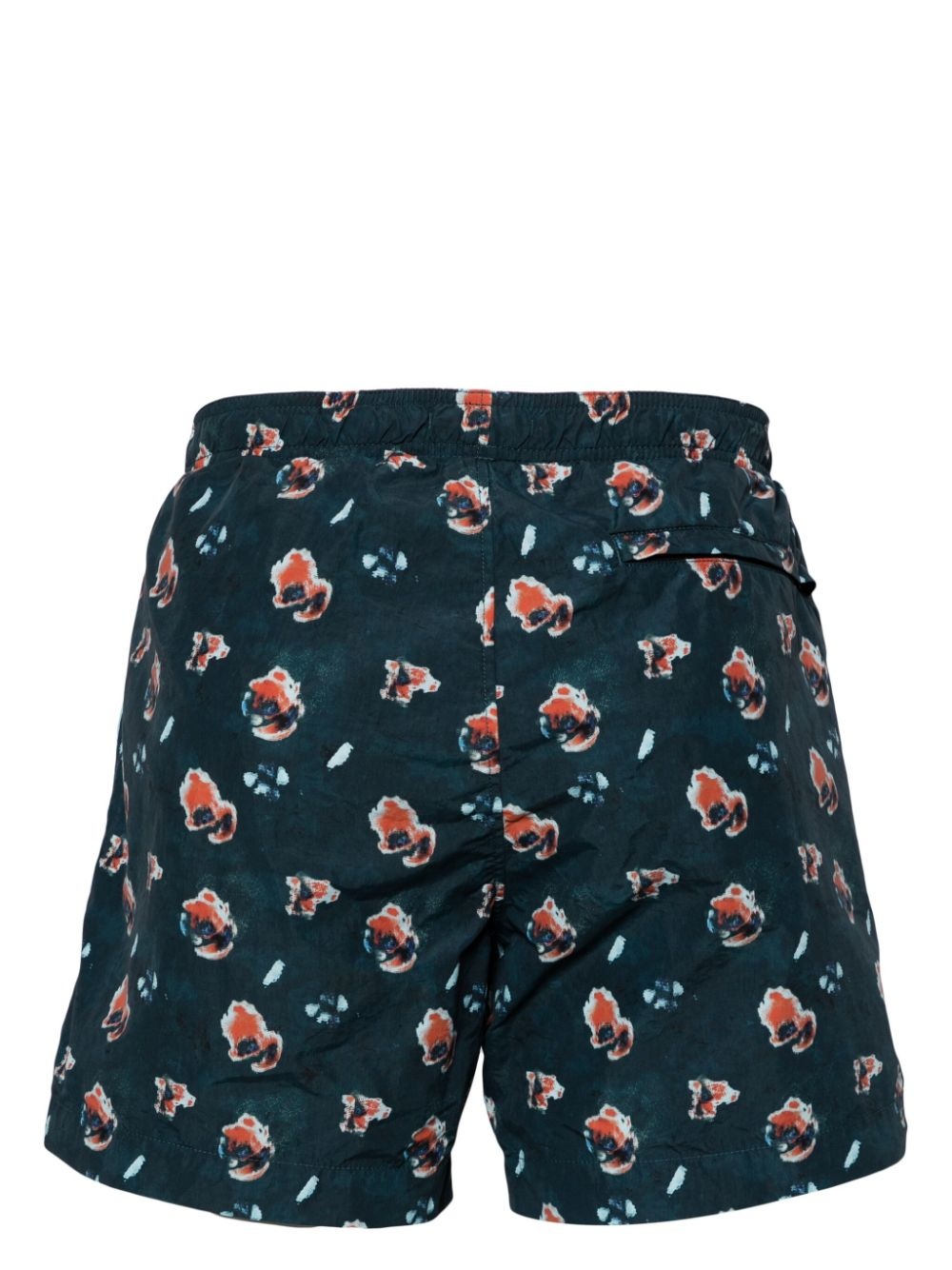 abstract-print swim shorts - 2