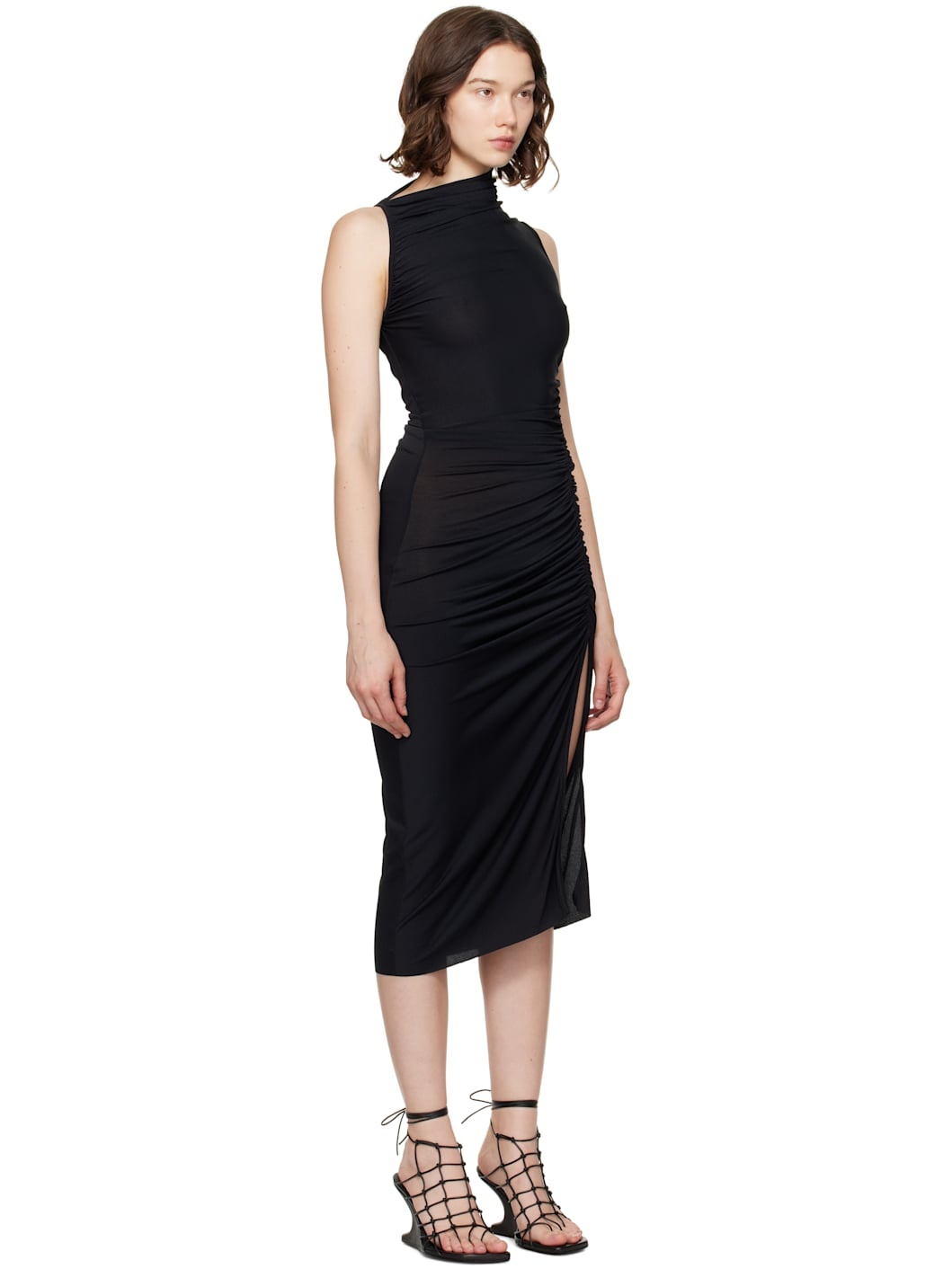 Black Svita Midi Dress - 2
