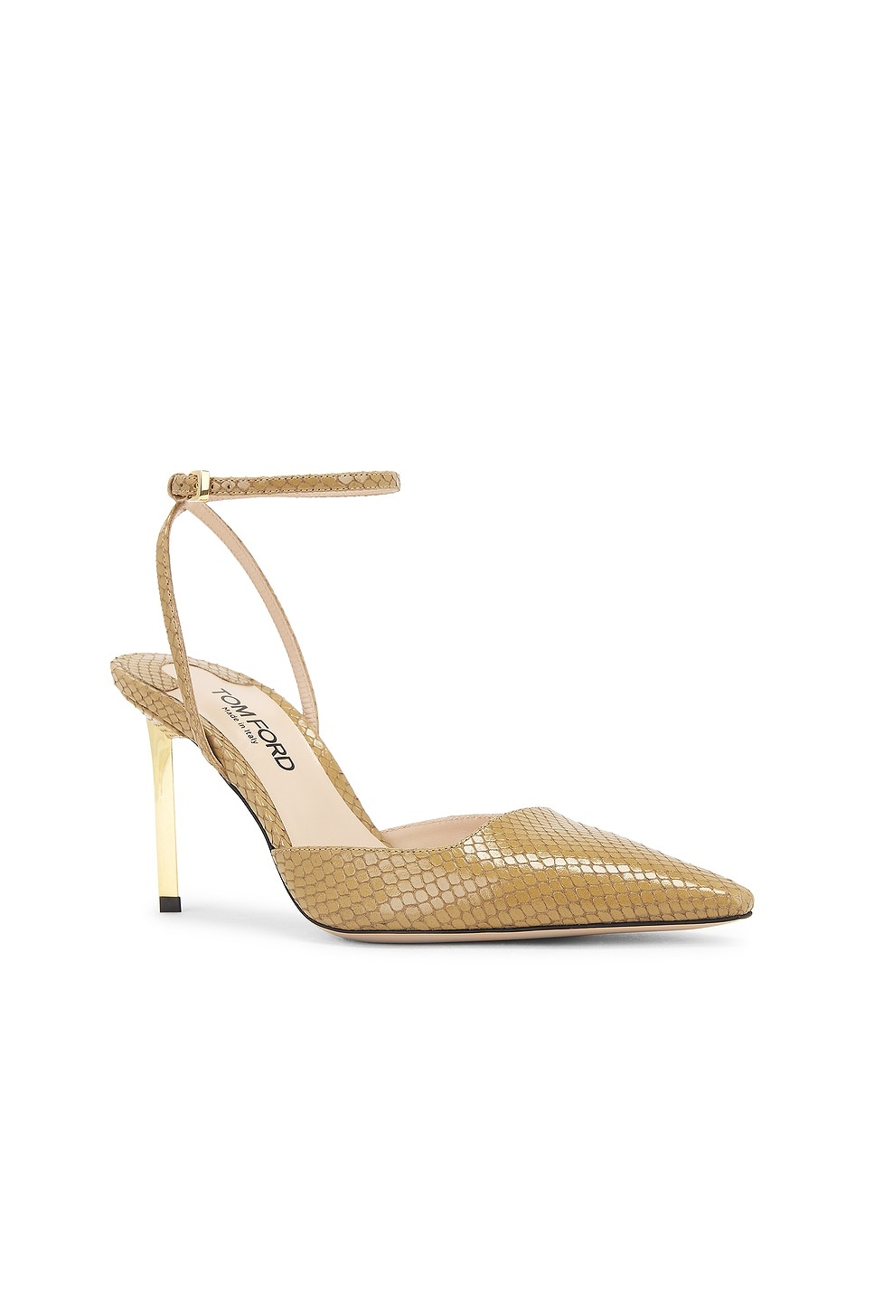 Glossy Stamped Python Slingback 85 Pump - 2