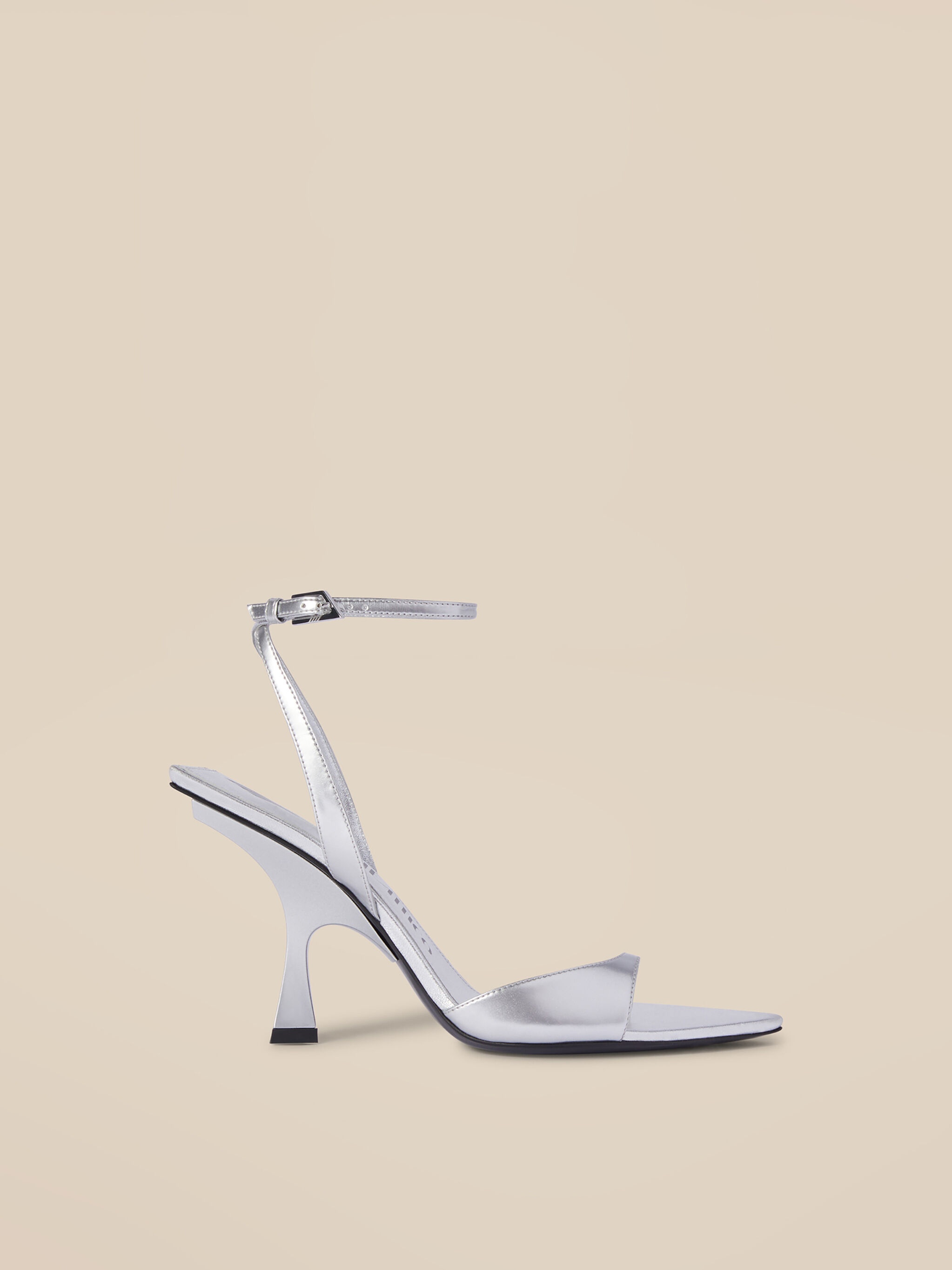 ''GG'' SANDAL MISMATCHED SILVER - 1