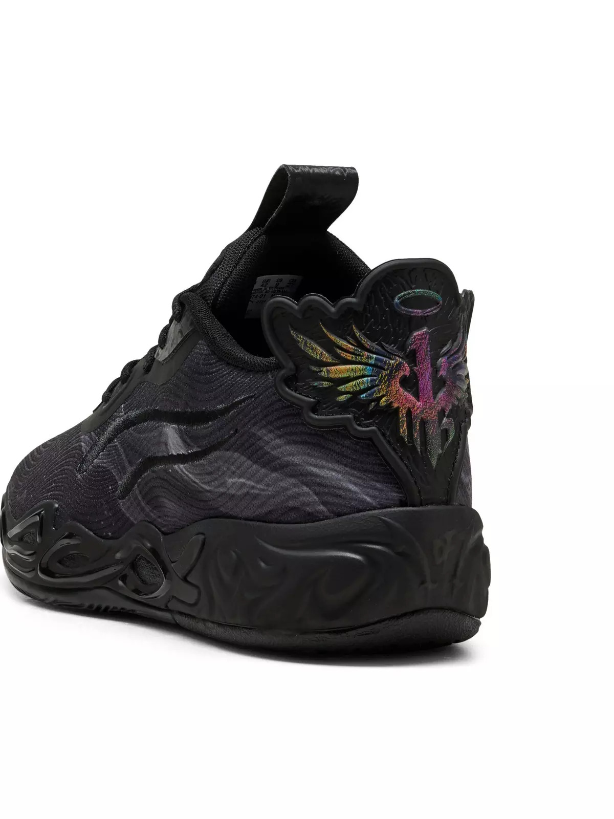 PUMA x LAMELO BALL MB.04 "Black/Dark Amethyst" Men's Basketball Shoe - 4