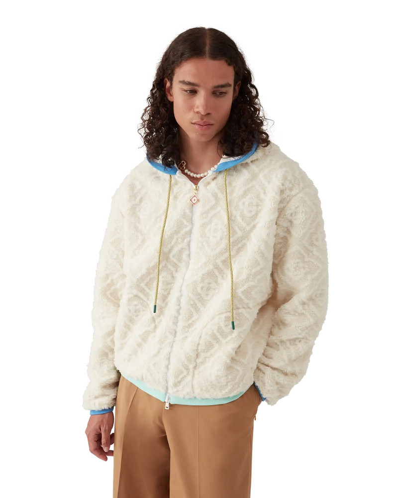 Monogram Jacquard Fleece Jacket 4