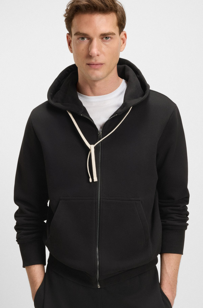 BECKHAM X BOSS ZIP-UP HOODIE IN MERCERISED COTTON TERRY 3