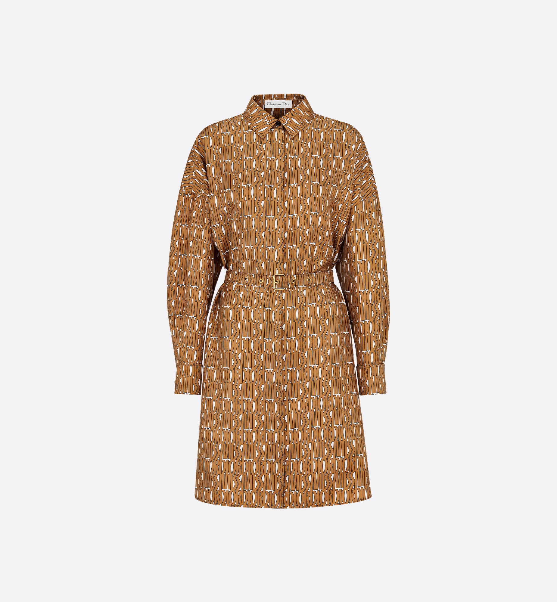 Belted Shirtdress - 1