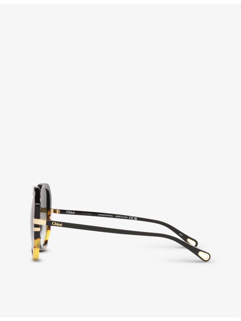 CH0105S hexagonal-frame acetate sunglasses - 4