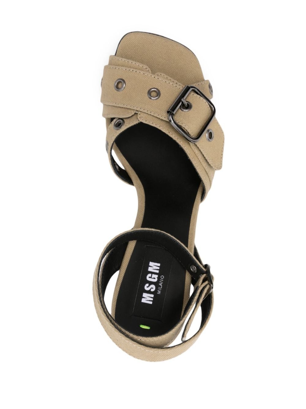 95mm eyelet-embellished sandals - 4