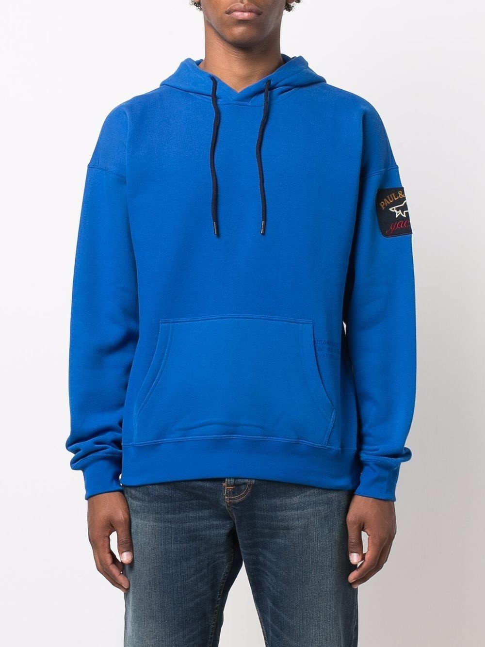 logo-sleeve hoodie - 4