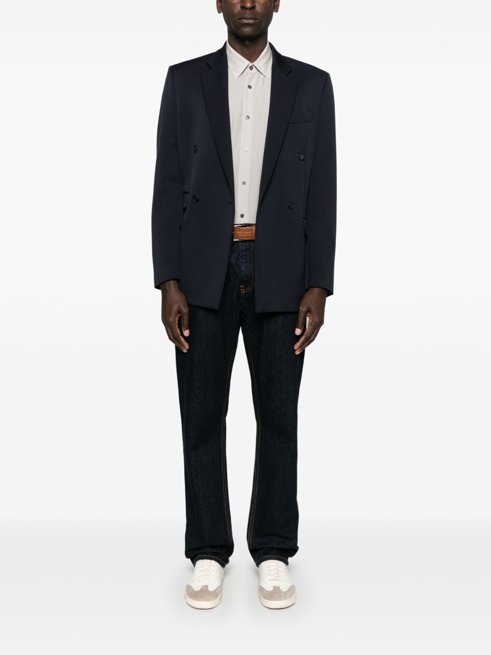 pinstripe shirt - 2