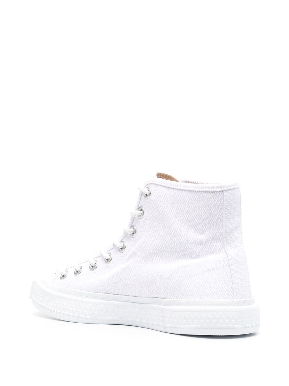 high-top lace-up fastening sneakers - 3
