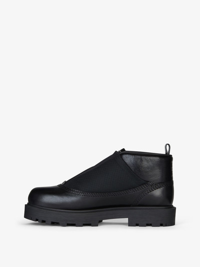 Givenchy STORM ANKLE BOOTS IN LEATHER WITH ZIP outlook