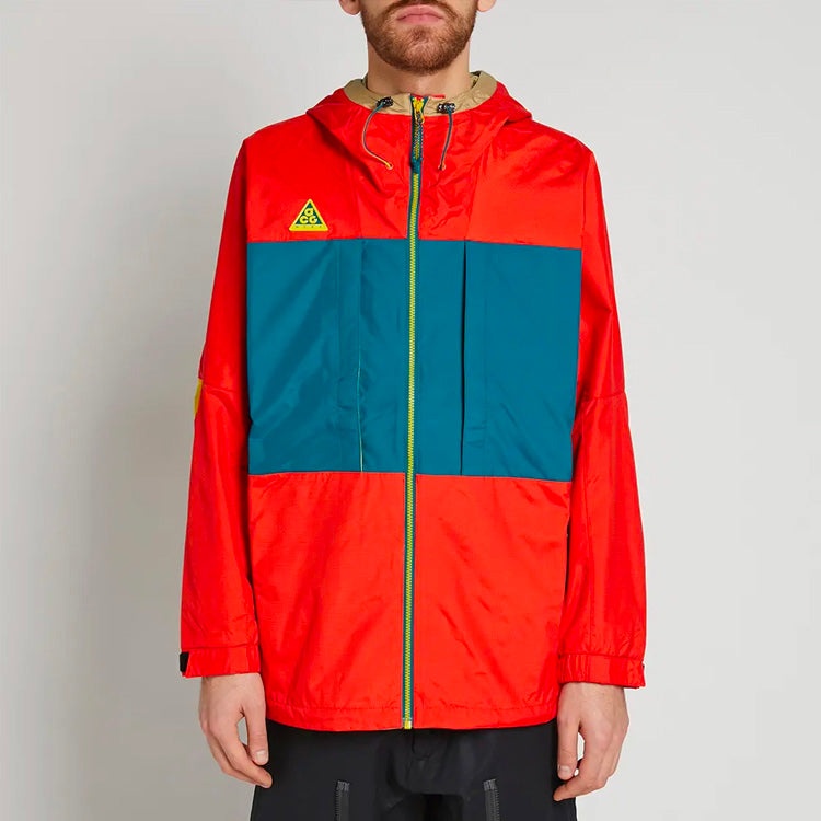 Nike ACG Anorak 'Habanero Red Geode Teal Parachute Beige' AQ2294-634 - 3