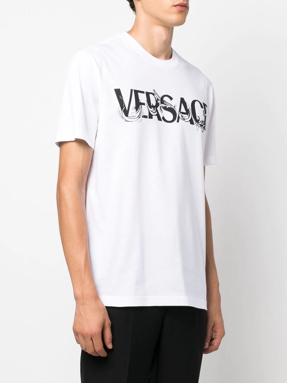 logo-print short-sleeved T-shirt - 3