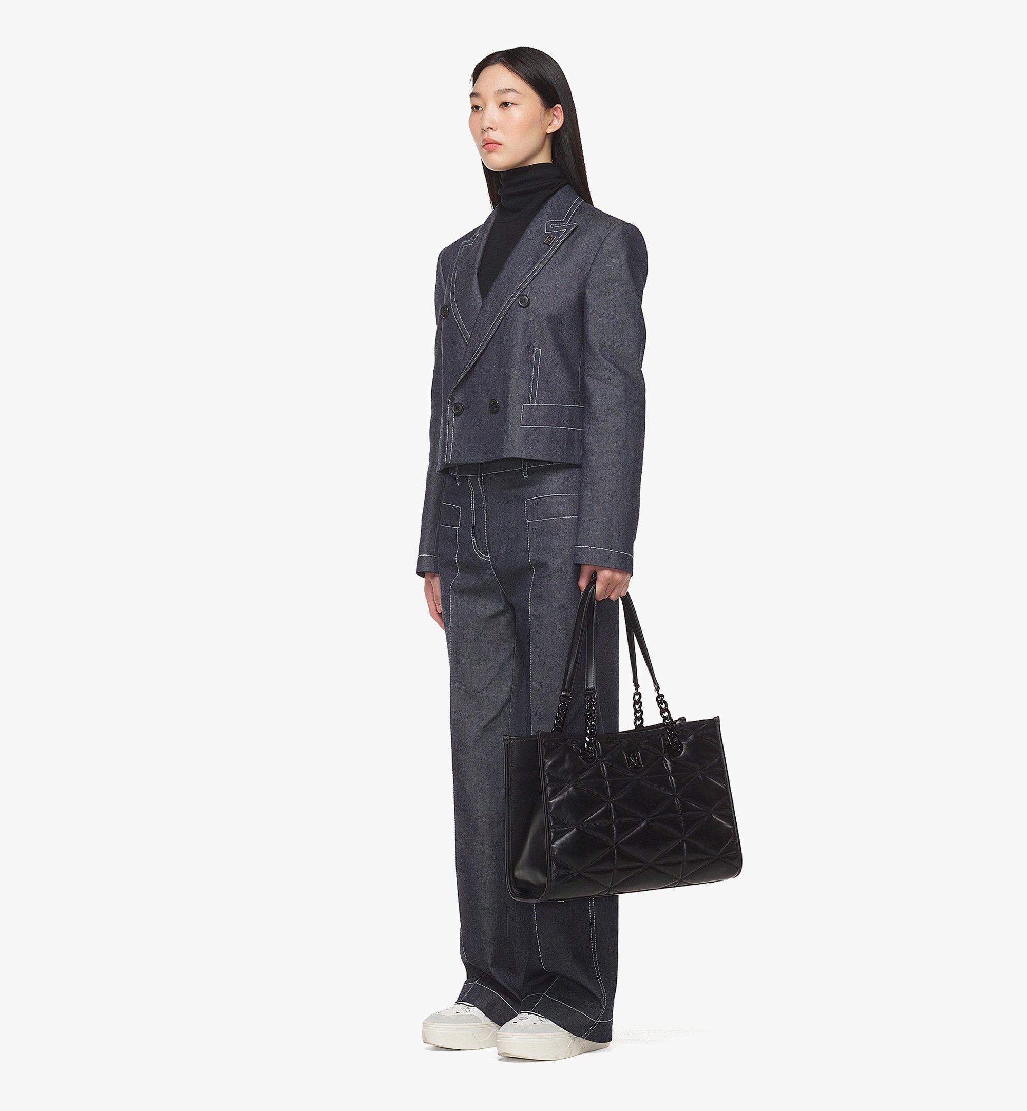 Travia Shoulder Bag in Cloud Quilted Lamb Leather - 6