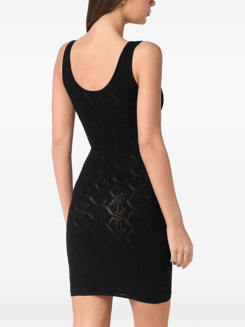 PHILIPP PLEIN monogram mini dress outlook